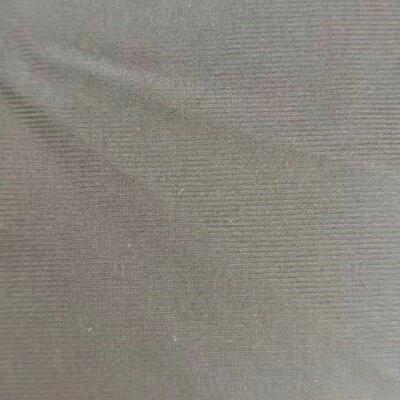 现PWF货小横条弹力氨厂纶汗布锦纶条纹高弹面料色织家面料