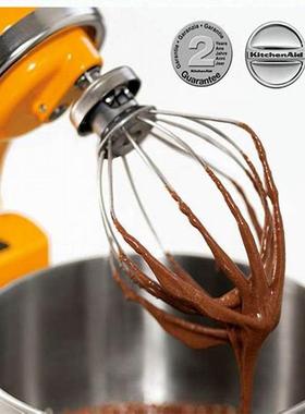 适用4.55Qt搅拌机和面机kichenaid配件K4WWtHM-K05不锈钢头钢丝搅