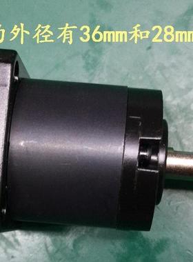 微型步进电机齿轮箱配方形底盖28457mm36m行星减m速齿轮箱