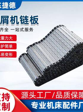 机床屑排机链UTQ板不锈钢磨耐腐排器自动废屑料耐输送提升机链板