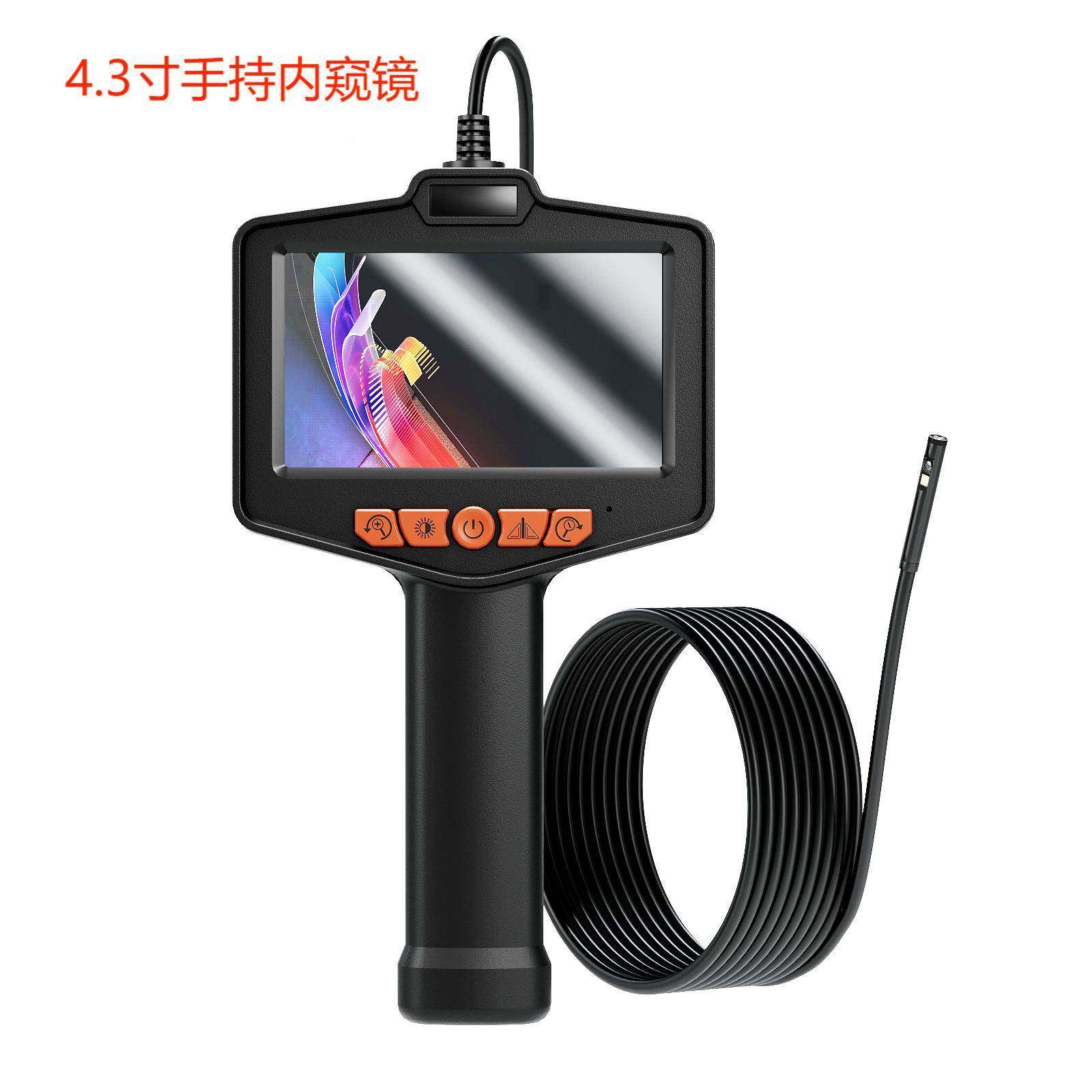 新4款手持式1080单/双摄像头高工清管道汽修.3寸OPP业带屏内P窥镜