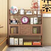 博古架实木中客式 纳 多宝柜阁物茶叶多层厅展示柜办公室收无品牌