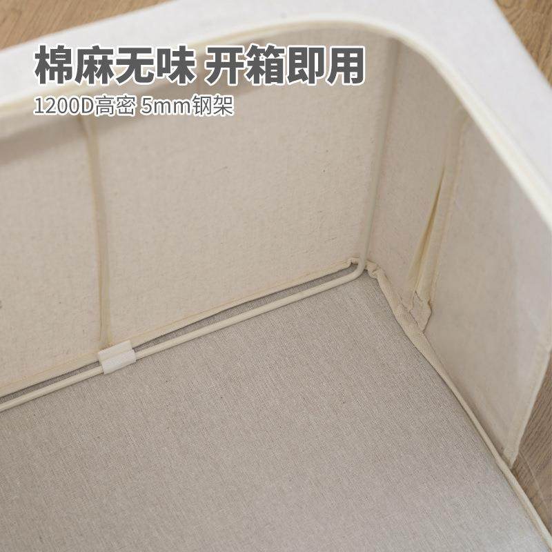 叠家用棉麻收纳布艺整理服盒可折衣柜被子收纳袋物衣储百纳334箱,收纳整理,收纳箱,淘宝优惠券,粉丝福利购,淘宝优惠卷