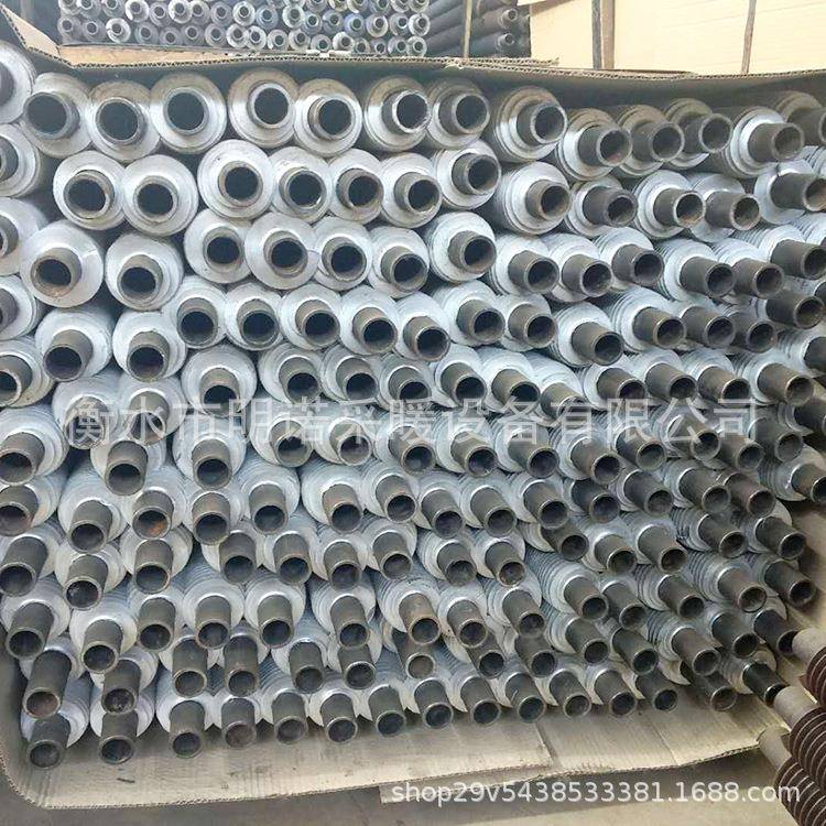 工业用不锈钢翅片管散热器铜缠铝翅暖气片高频焊翅片管暖气片