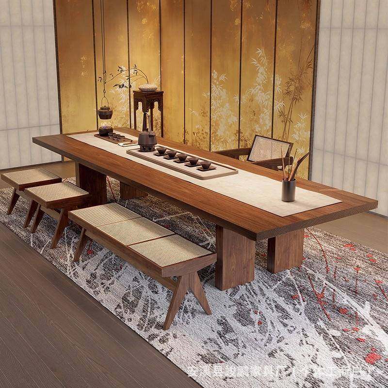 宋代美学实木大板茶桌椅组合家用客厅办公室泡茶台现代简约风茶几,机械设备,其他机械设备,淘宝优惠券,粉丝福利购,淘宝优惠卷