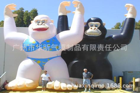 充气猩猩卡通气模卡通人卡通厂家直销