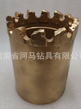 锚索锚固146跟管套管钻头波纹管潜孔锤扣复合片取芯金刚石PDC钻头