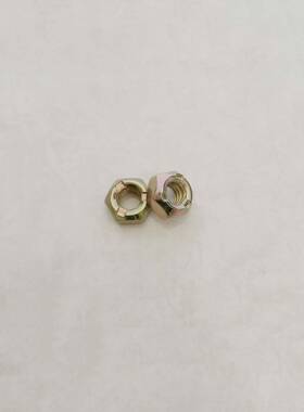 DIN980V美制全金属锁紧螺母六角压点锁紧螺母1/4-20现货