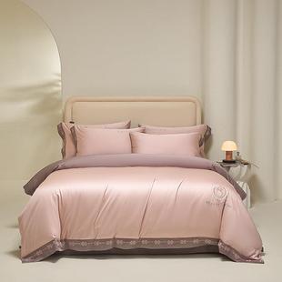 轻奢高级感长绒棉床上四件套60支纯棉全棉床单被套床笠新款床品4