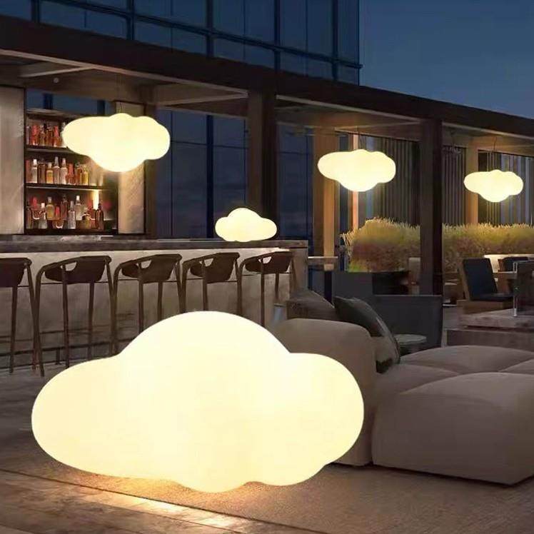 发光云朵灯太阳能庭院灯草坪云朵凳灯区商场子广场创意户外凳氛小,家装灯饰光源,草坪灯,淘宝优惠券,粉丝福利购,淘宝优惠卷