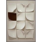 轻奢客厅装 画几何立感创意沙发旁落地画MFF现饰代简约玄柜关体摆