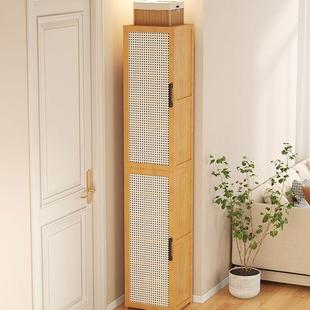 固门口家用大KHG出容量鞋柜楠竹收纳神器超实用简易空租屋室内加