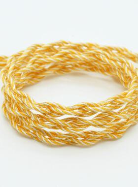 悦声4多股线芯合耳金铜镀银AFG.78mmMM股0CX机升级线发烧音频线