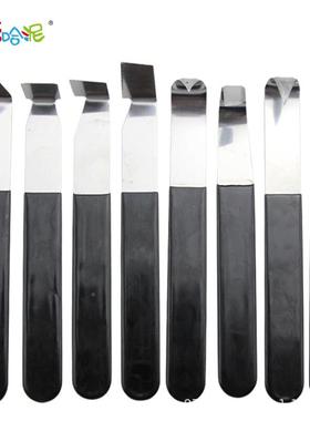 锈钢工LZI具模8石件套可修坯石不膏修模修坯刀膏刮刀型工具刮片