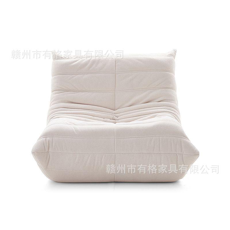 网人红绵毛毛虫懒发带脚踏全海小户型509意式沙发单双三人位沙毛