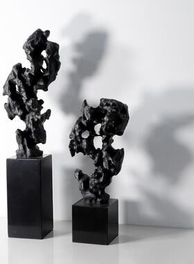 新中假关山太湖石头摆件中店古ES-A6373珊瑚石抽象酒客厅电视柜式