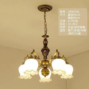 欧式吊灯古卧室店28060灯铺影视意美式仿古民宿餐厅简创欧复别墅