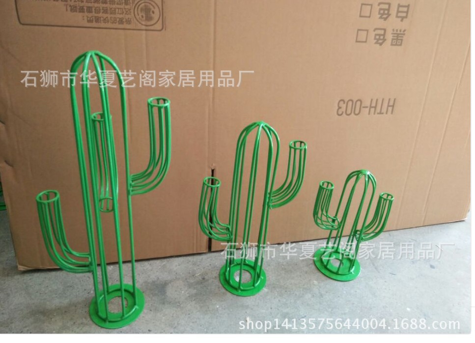 铁艺仙人掌铁艺装饰品展架工艺品