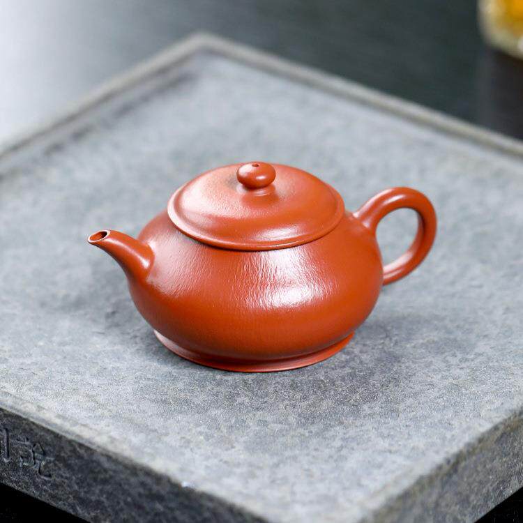 原矿朱泥明炉紫砂茶壶小品茶壶全手工家用中式工夫茶具泡茶壶单壶