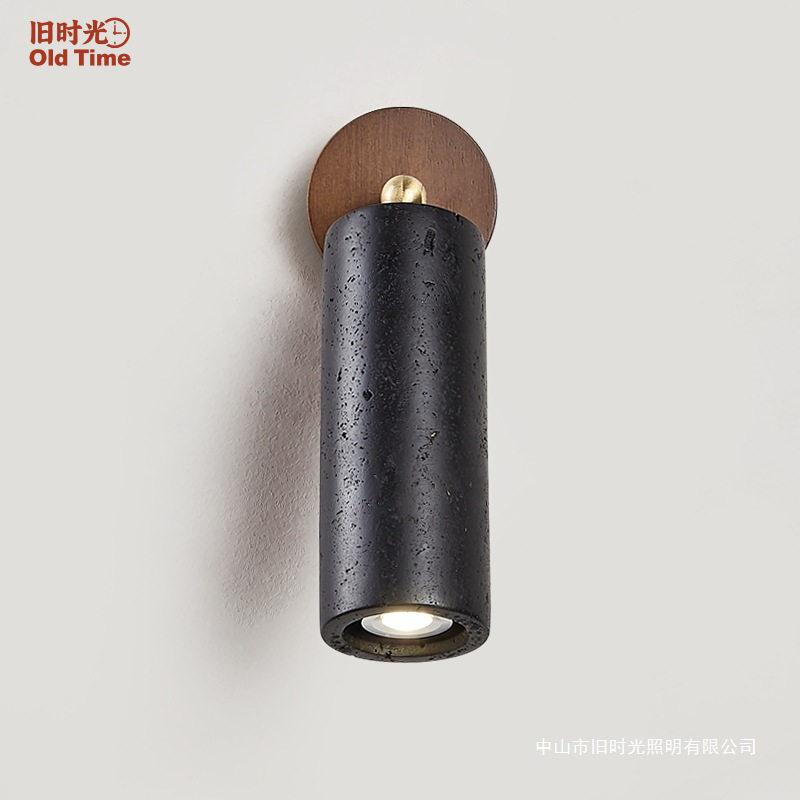 中古卧室床头小壁灯北欧简约轻奢可旋转阅读民宿复古玄关照画灯具