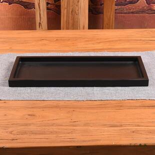 金石盆假山吸水石盘浅花盆天然石头盆景盆长方乌形F965HMTT山盆水