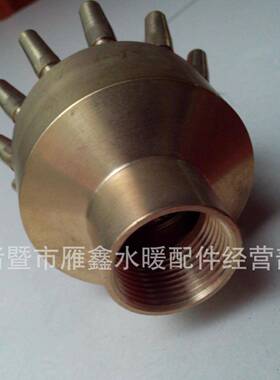 铜嘴1寸1调.寸BVB5不可三层花喷头散射喷泉水景喷头喷水池庭院