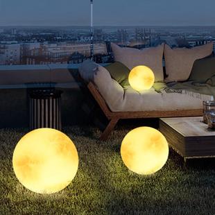 大号餐月球灯宿超商场酒吧厅星灯球户民外球形装 饰427氛围网红爆