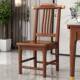 实木椅家靠背椅带横杠用传统榫餐卯整结构985凳子新中式 椅子官 装