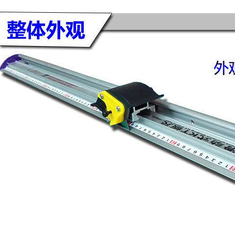 防护式滑动KT板裁切尺铝合金美工尺防滑防跑偏尺勾刀尺广告尺包邮