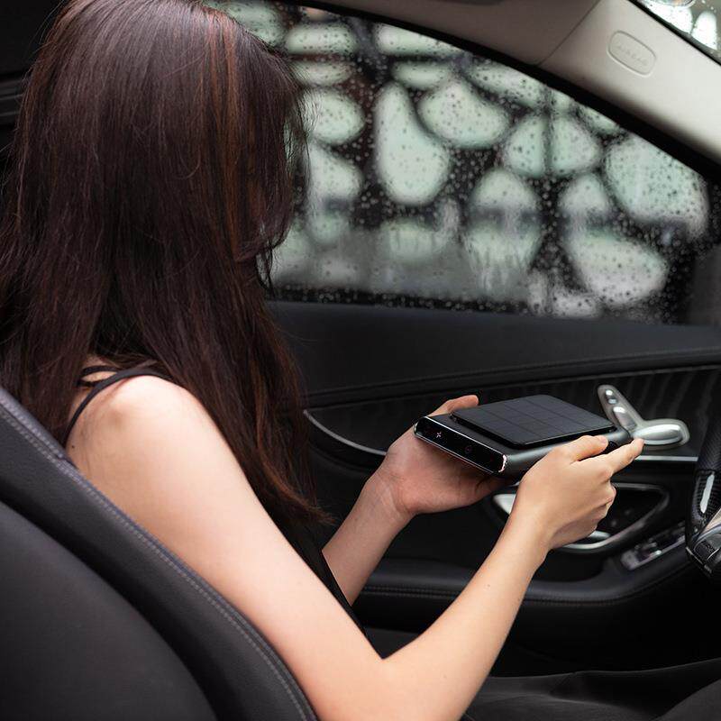 显示屏太阳能车载空气净化负离子氧器吧汽车用空净器化90556气厂