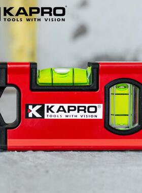 KAPRO路25790高精合度加铝金水平厚尺771带磁开普迷你家用