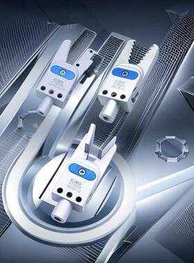 CRG安装直径1夹2mm(R12G)列系全铝材质水口搭配感应开关388气缸