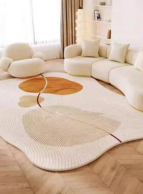 奶油风毯202发5新款沙免洗可内擦地垫卧室房间室轻奢地高YAR级床