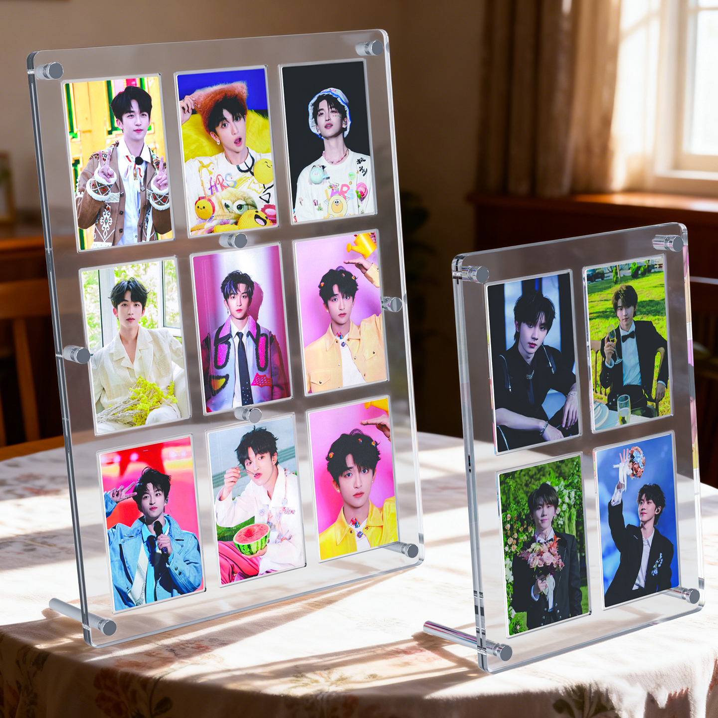 透明亚克力相框摆台小卡展示架