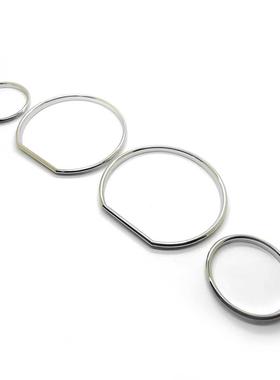 适用宝马BMWE36/Z3电镀光铬银造型仪表盘环装饰圈