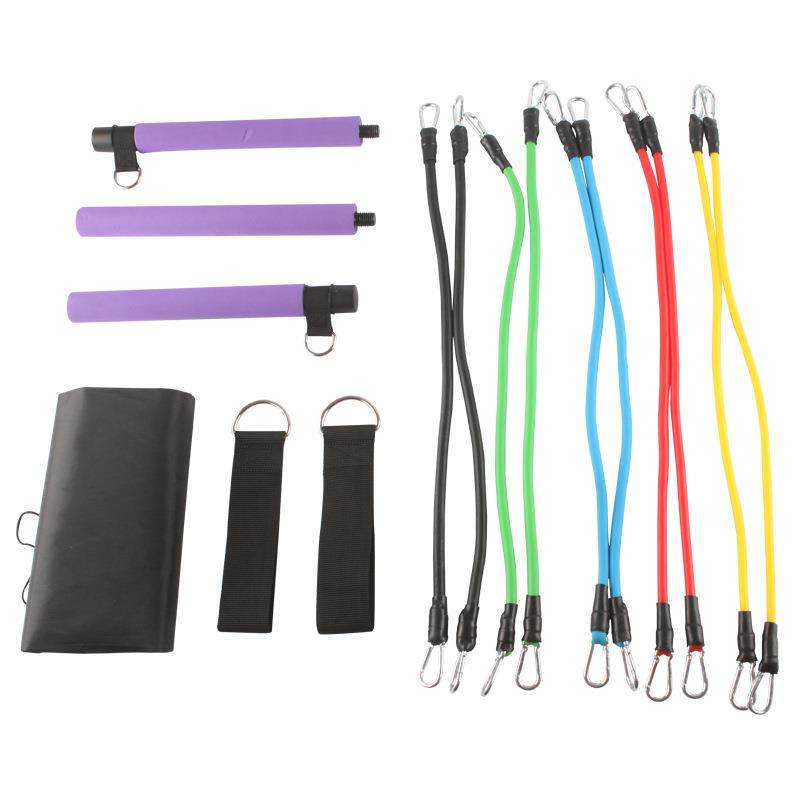 可调三节普拉提棒瑜伽拉力杆瑜伽健身棒家用健美拉力绳拉力器套装,农用物资,其他肥料,淘宝优惠券,粉丝福利购,淘宝优惠卷