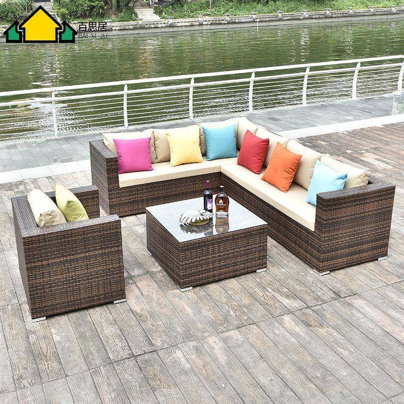 藤椅户外沙发组合室外花园客厅藤制沙发庭院休闲酒店别墅藤编家具,电子元器件市场,其它元器件,淘宝优惠券,粉丝福利购,淘宝优惠卷