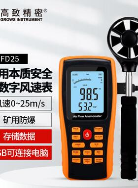 CFD25煤矿质本安型电子式风速表