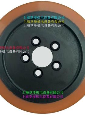 林德T20B驱动轮转向轮子Linde林德液压车后脚轮橡皮轮轱辘子