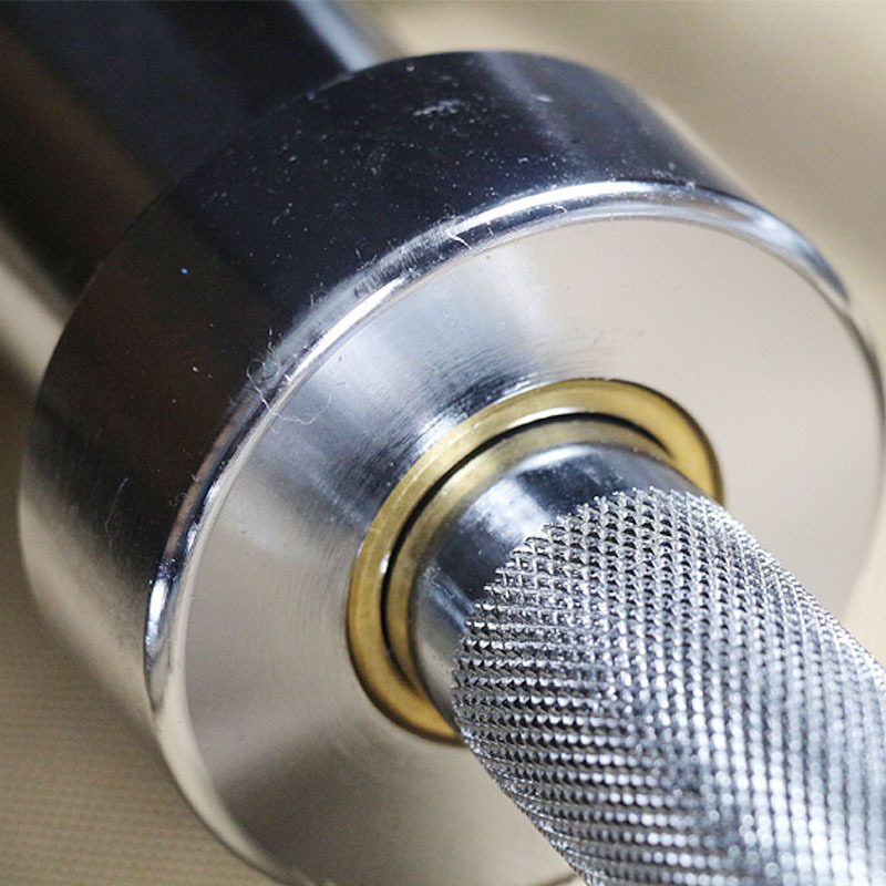 举重比赛专用杠铃杆2.2米OB86杠铃承重350kg加粗奥杆厂家直销出口