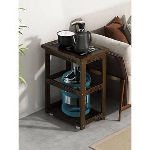 多功能茶几办公室移动小茶桌烧水壶一体茶盘茶台迷你家用小茶车竹