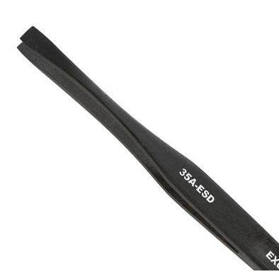 EXCELTA35A-ESD-两星4.5英寸鸭嘴点塑料防静电镊子