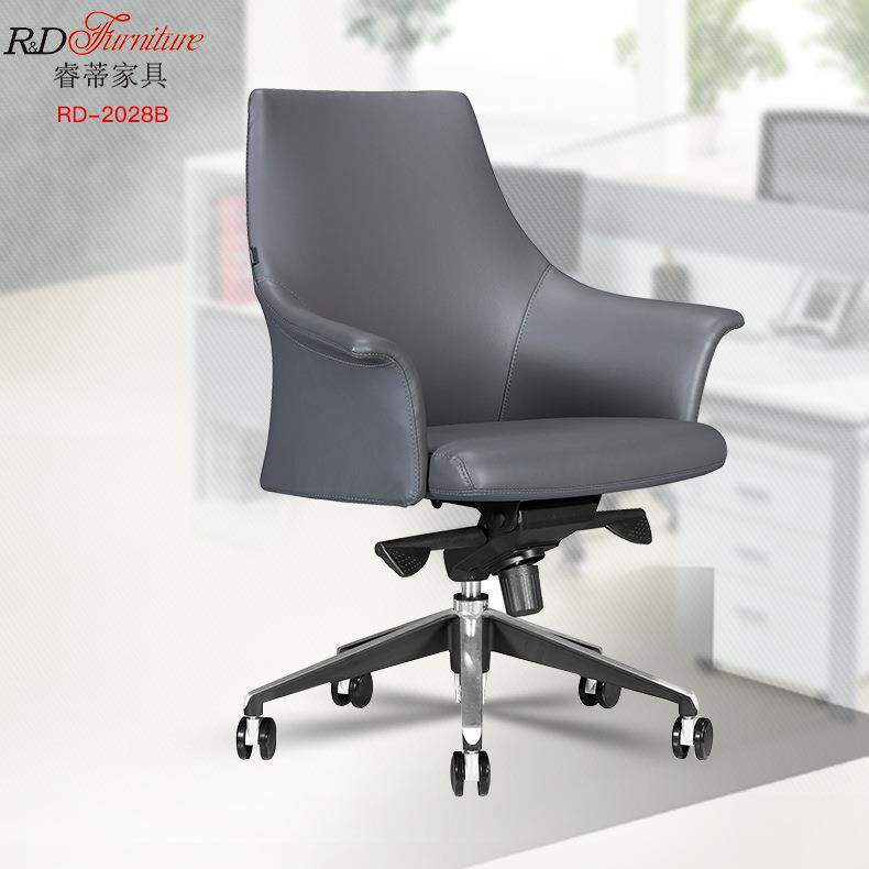 带头枕办公家具椅老板皮制办公椅可躺办公椅舒适主播椅