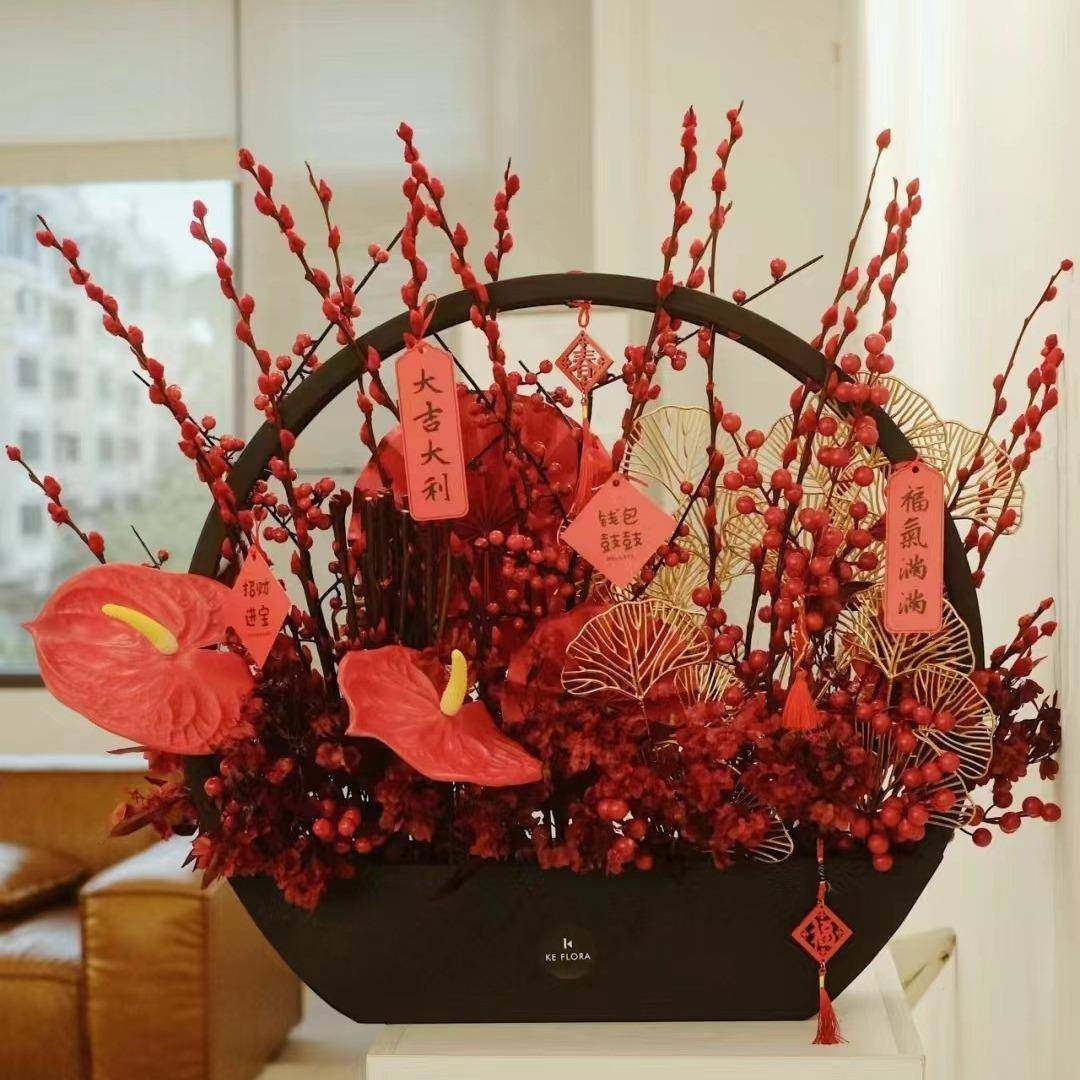 新中式圆蝴蝶兰花架仿真植物花盆简约轻奢年宵花盆栽摆件装饰,纺织面料/辅料/配套,纺织机械配件,淘宝优惠券,粉丝福利购,淘宝优惠卷