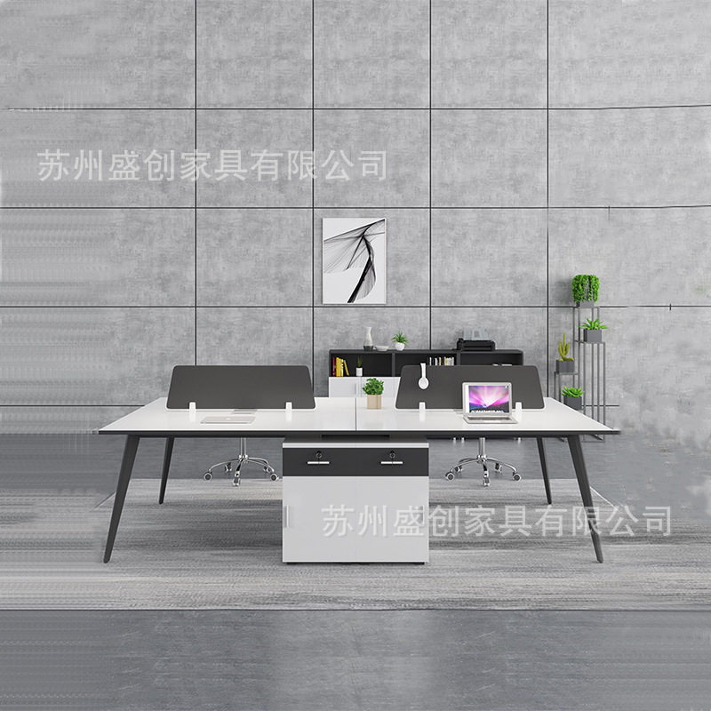 职员办公桌办公家具屏风桌椅组合卡座电脑桌工位工作台办公室桌椅