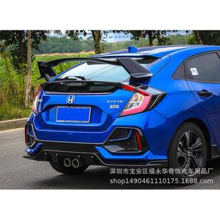 适用于16-20十代思域尾翼10代TR改装两厢/三厢跑车翼TypeR免打孔