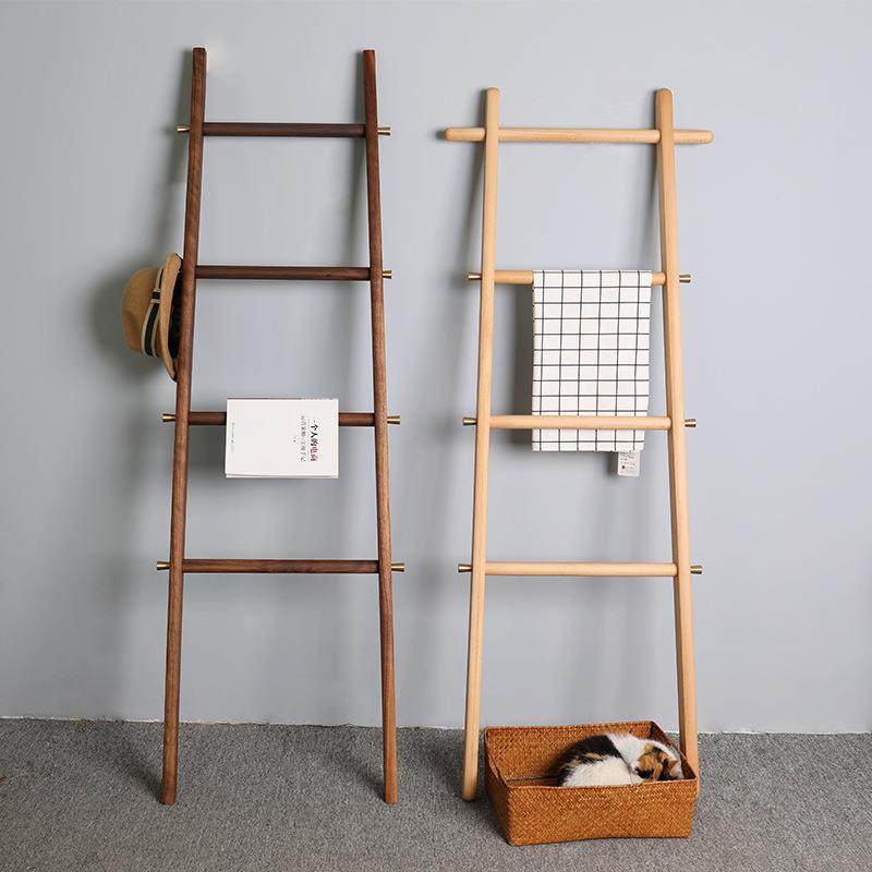 创意梯子衣架落地梯形实木衣帽架挂衣架北欧浴室木质毛巾架民宿,机械设备,其他机械设备,淘宝优惠券,粉丝福利购,淘宝优惠卷