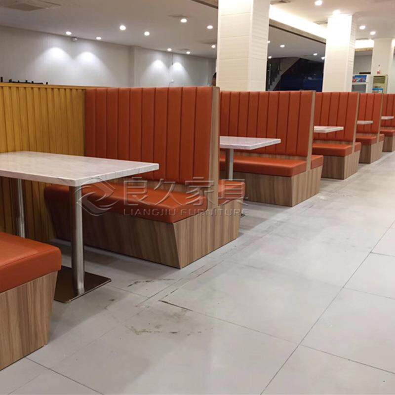 汉堡店奶茶店卡座湘菜馆西餐厅大理石餐桌台凳椰子鸡店烧烤桌椅子