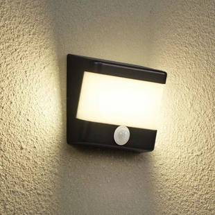 现货供应LED户外壁灯，户外庭院装饰壁灯，人体感应户外壁灯
