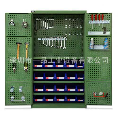 深圳一品移动式工具柜重型移动式工具柜层板双开门工具柜零件盒